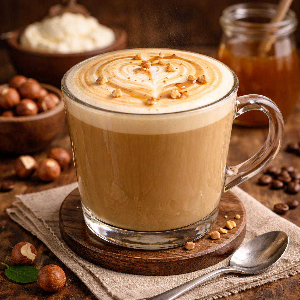 Hot Hazelnut Latte